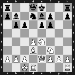 1960 Olympiad prel III – Round 7 – Hort, Vlastimil – 1-0 – Gunnarsson, Gudmundur – G52