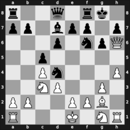1960 Olympiad prel III – Round 8 – Portisch, Lajos – 1-0 – Momo, Suren – G55