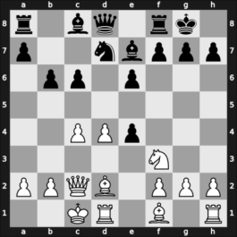 1960 Olympiad prel III – Round 8 – Bilek, Istvan – 0-1 – Myagmarsuren, Lkhamsuren – G56