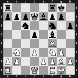 1960 Olympiad prel III – Round 9 – Lundin, Erik – 1/2-1/2 – Portisch, Lajos – G69