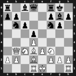 1960 Olympiad prel IV – Round 7 – Dunkelblum, Arthur – 1/2-1/2 – Radovici, Corvin – G9