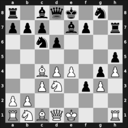 1960 Paignton Premier 10th – Round 2 – Milner Barry, Philip – 1/2-1/2 – Girling, Clive F – G9
