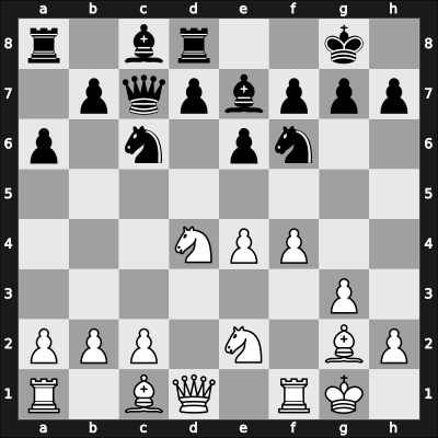 1960 Poland Ch – Round 3 – Tarnowski, Alfred – 0-1 – Pojedziniec, Wladyslaw – G11