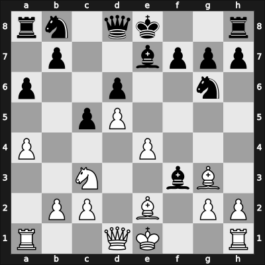 1960 Poland Ch – Round 4 – Pojedziniec, Wladyslaw – 1/2-1/2 – Balcerowski, Witold – G15