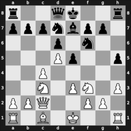 1960 Poland Ch – Round 6 – Doda, Zbigniew – 1-0 – Witkowski, Stanislaw – G23