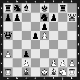 1960 Santa Fe – Round 1 – Gligorić, Svetozar – 1/2-1/2 – Szabo, Laszlo – G19