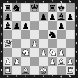 1960 Santa Fe – Round 1 – Kortchnoi, V. – 0-1 – Taimanov, M. – G20