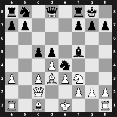 1960 Sarajevo – Round 3 – Matulovic, Milan – 1/2-1/2 – Pachman, Ludek – G23