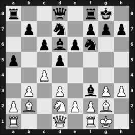 1960 Sarajevo – Round 6 – Pirc, Vasja – 1/2-1/2 – Ivkov, Borislav – G36