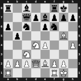 1960 Sarajevo – Round 10 – Puc, Stojan – 1/2-1/2 – Larsen, Benjamin Holsko – G53