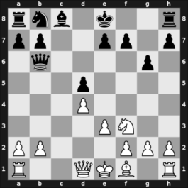 1960 Sarajevo – Round 11 – Trifunovic, Petar – 1/2-1/2 – Bogdanovic, Radivoje – G60