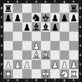 1960 UKR Ch – Round 5 – Levitsky, Anatoly – 1/2-1/2 – Poliak, Evsey – G28