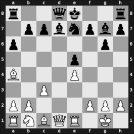 1960 UKR Ch – Round 5 – Surachov, Vladlen – 1/2-1/2 – Bannik, Anatolij – G29