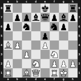 1960 UKR Ch – Round 6 – Poliak, Evsey – 1/2-1/2 – Stein, Leonid – G35
