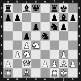 1960 UKR Ch – Round 8 – Poliak, Evsey – 1/2-1/2 – Volchok, Alexandr – G46