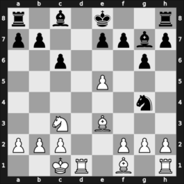 1960 UKR Ch – Round 13 – Olifer, Alexandr V – 0-1 – Bannik, Anatolij – G80