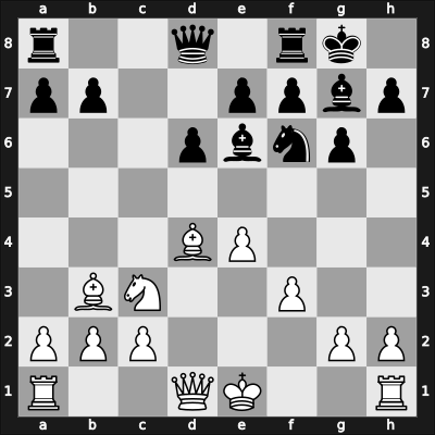 1960 UKR Ch sf – Round 6 – Kostiuchenko, Alexander – 1/2-1/2 – Berezhnoy, Viktor – G36