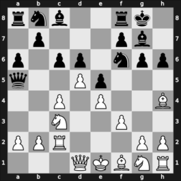 1960 UKR Ch sf – Round 7 – Ousatchi, Mark – 0-1 – Bannik, Anatolij – G42