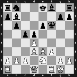1960 UKR Ch sf – Round 8 – Bannik, Anatolij – 1-0 – Kofman, Abram R – G48