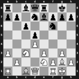 1960 UKR Ch sf – Round 8 – Zurakhov, Vladlen Y – 1/2-1/2 – Nikolaevsky, Yuri V – G49