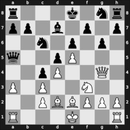 1960 UKR Ch sf – Round 9 – Ousatchi, Mark – 1-0 – Gufeld, Eduard – G58