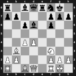 1960 UKR Ch sf – Round 10 – Gufeld, Eduard – 1/2-1/2 – Kofman, Abram R – G64