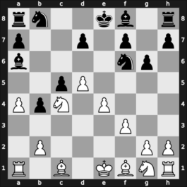 1960 UKR Ch sf – Round 11 – Poliak, Evsey – 1-0 – Berenstein, Alexander – G67