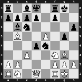 1960 UKR Ch sf – Round 14 – Bannik, Anatolij – 1/2-1/2 – Stein, Leonid – G88