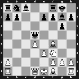 1960 URS Ch sf – Round 2 – Simagin, Vladimir – 1/2-1/2 – Bagirov, Vladimir – G12