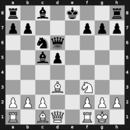 1960 URS Ch sf – Round 9 – Gufeld, Eduard – 1-0 – Ustinov, Georgy I – G73
