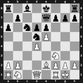 1960 URS Ch sf – Round 14 – Gufeld, Eduard – 1/2-1/2 – Peterson, Andrejs – G110