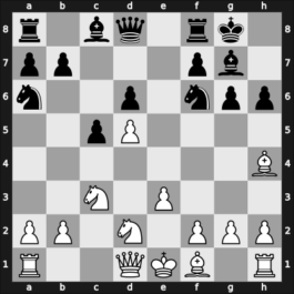 1960 USSR – Round 1 – Boleslavsky, Isaac – 1-0 – Goldenov, Boris P – G6