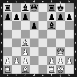 1960 Varna – Round 2 – Zinn, Lothar – 1/2-1/2 – Trifunovic, Petar – G3