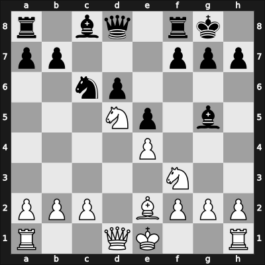 1960 Varna – Round 5 – Daskalov, Georgi – 1/2-1/2 – Minev, Nikolay N – G8