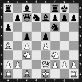 1960 Varna – Round 9 – Karastoichev, Emil – 1/2-1/2 – Krogius, Nikolai V – G16