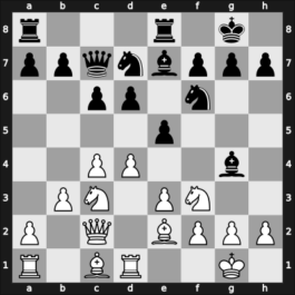 1960 Varna Varna BUL – Round 7 – Milev, Zdravko – 1/2-1/2 – Neikirkh, Oleg – G27
