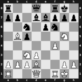 1960 Varna Varna BUL – Round 10 – Zinn, Lothar – 1/2-1/2 – Minev, Nikolay N – G39