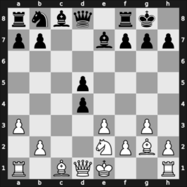 1960 Varna Varna BUL – Round 11 – Padevsky, Nikola – 1/2-1/2 – Krogius, Nikolai V – G42
