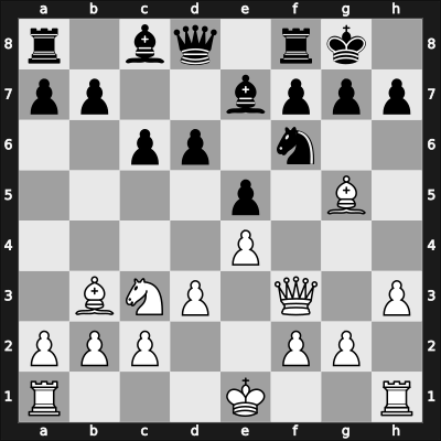 1960 Varna Varna BUL – Round 12 – Milev, Zdravko – 1/2-1/2 – Trifunovic, Petar – G48