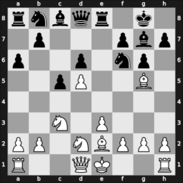 1960 World Championship 23th – Round 8 – Botvinnik, Mikhail – 1-0 – Tal, Mikhail – G8