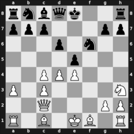 1960 World Championship 23th – Round 16 – Botvinnik, Mikhail – 1/2-1/2 – Tal, Mikhail – G15