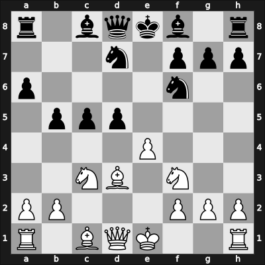 1961 Alekhine Memorial – Round 3 – Pachman, Ludek – 0-1 – Trifunovic, Petar – G3