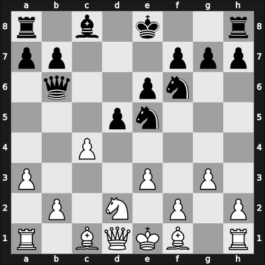 1961 Arlesheim int – Round 2 – Gereben, Erno – 1/2-1/2 – Dueckstein, Andreas – G5