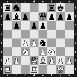 1961 Arlesheim int – Round 9 – Krivec Slavko – 1/2-1/2 – Dueckstein, Andreas – G24