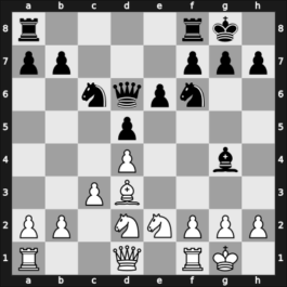1961 Baden-Vienna – Round 1 – Kinzel, Andreas – 1/2-1/2 – Barcza, Gedeon – G9