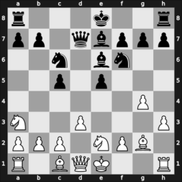 1961 Baku ch-URS – Round 3 – Vasiukov, Evgeni – 1-0 – Vladimirov, Boris T – G36