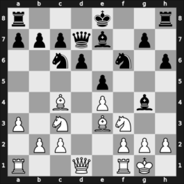 1961 Baku ch-URS – Round 4 – Nezhmetdinov, Rashid – 0-1 – Kholmov, Ratmir D – G45
