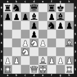 1961 Baku ch-URS – Round 7 – Polugaevsky, Lev – 1-0 – Gurgenidze, Bukhuti – G68