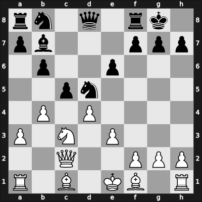 1961 Baku ch-URS – Round 7 – Bronstein, David I – 1/2-1/2 – Spassky, Boris Vasily – G69