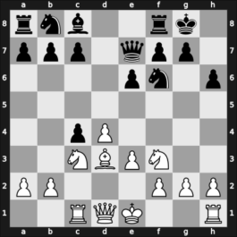 1961 Baku ch-URS – Round 8 – Taimanov, Mark E – 1-0 – Kholmov, Ratmir D – G76
